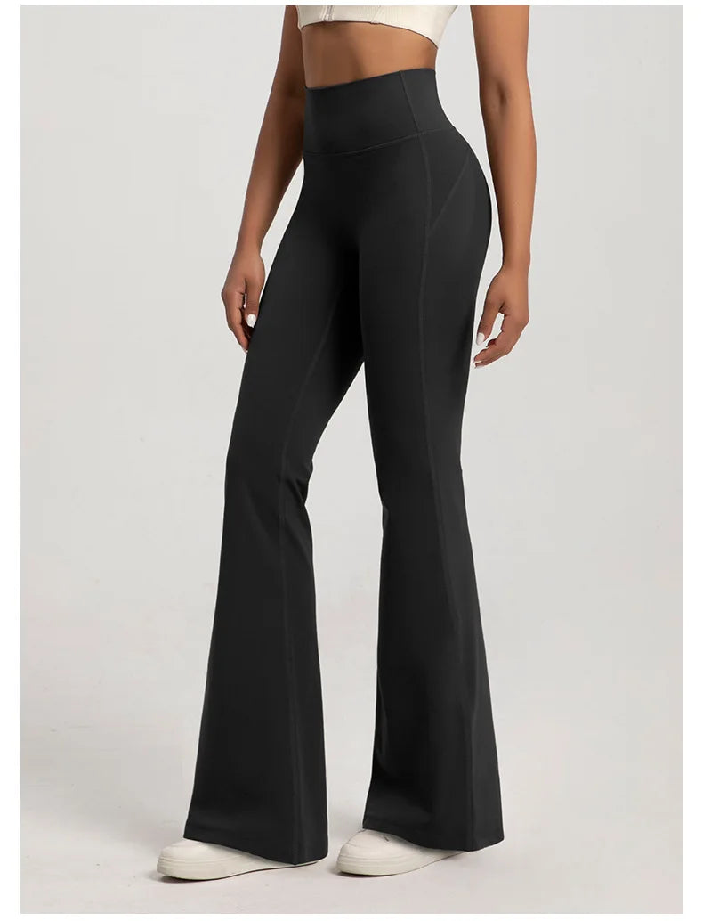 High Waist Bell Bottom Yoga Pants