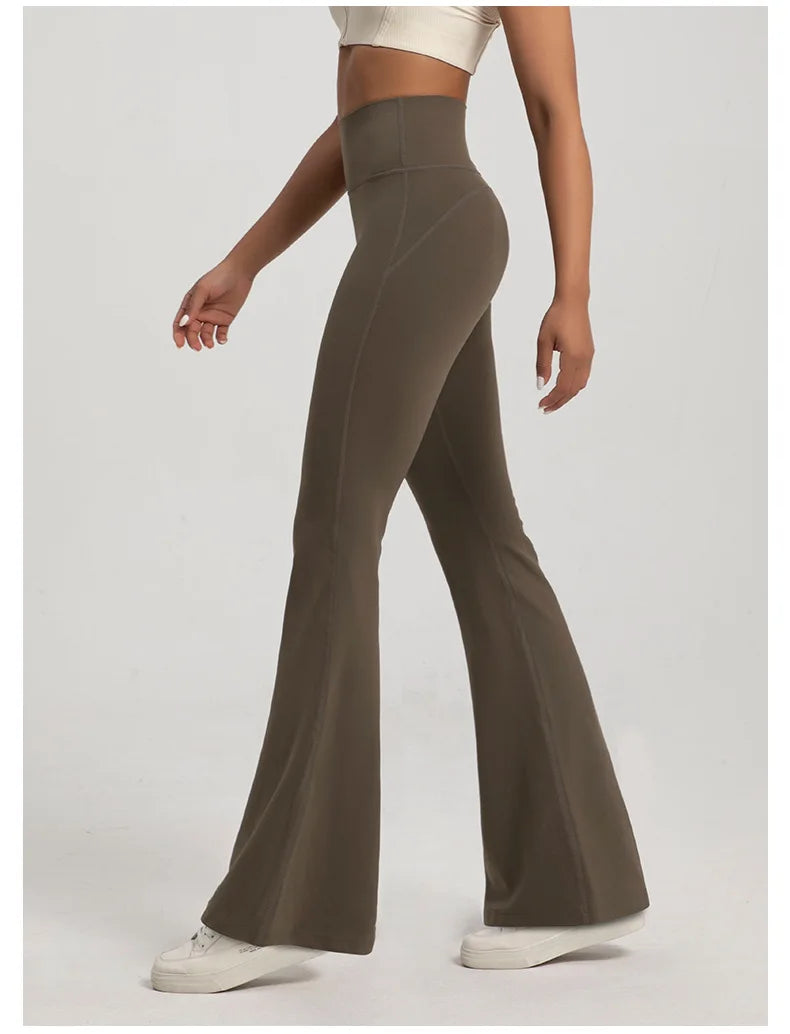 High Waist Bell Bottom Yoga Pants