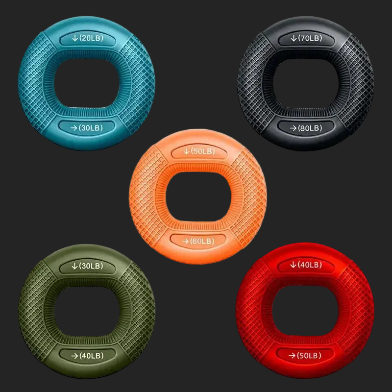 3x Silicone Finger Grip Strengthener