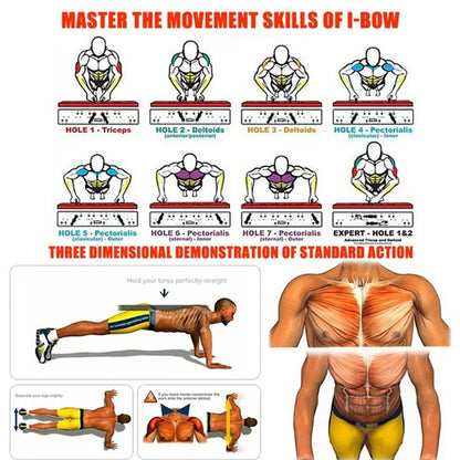 Foldable Push Up Board Set