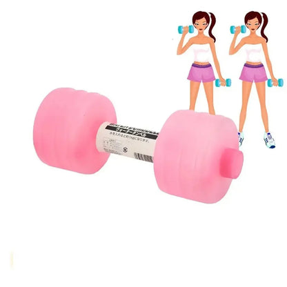 Water Filled Dumbbell Bottle