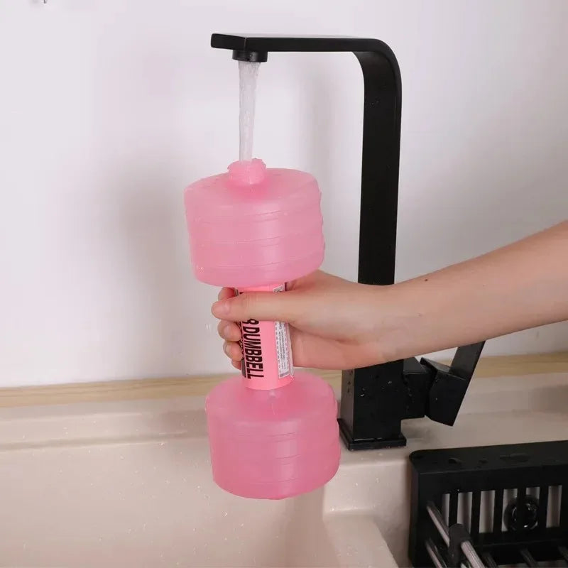 Water Filled Dumbbell Bottle