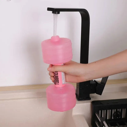 Water Filled Dumbbell Bottle