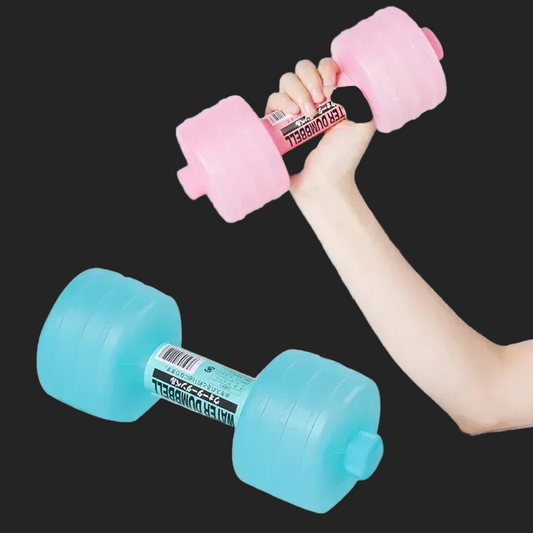 Water Filled Dumbbell Bottle