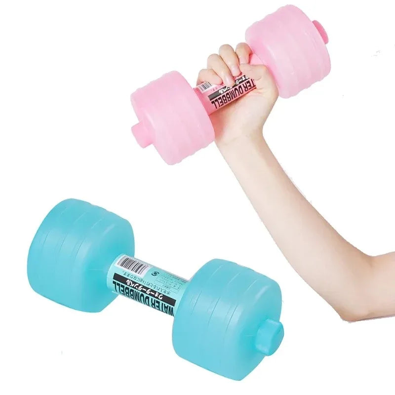 Water Filled Dumbbell Bottle