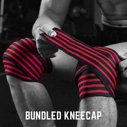 Fitness Knee Wraps Compression Straps