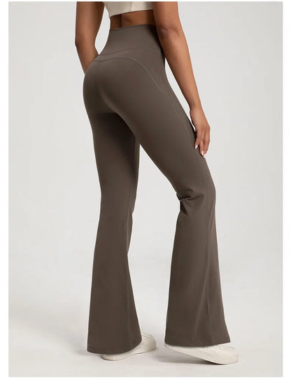 High Waist Bell Bottom Yoga Pants